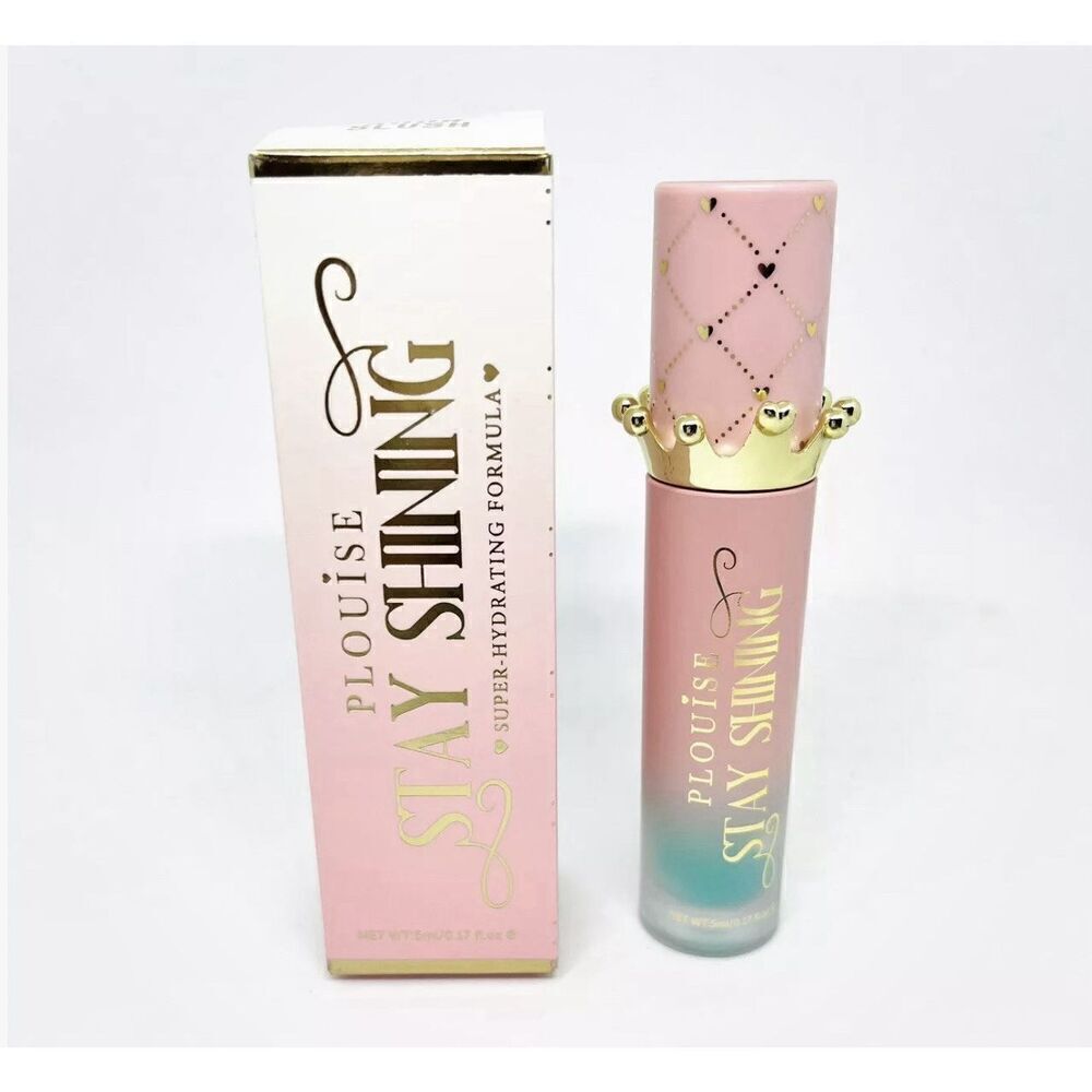 P.Louise Stay Shining Crown Lip Oil FROSTED KISSES Brand New In Box